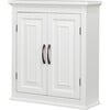 St. James Wooden Wall Cabinet with 2 Shelves, White - Cabinets - 1 - thumbnail