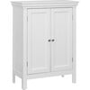 Stratford Wooden Floor Cabinet with 2 Shelves, White - Cabinets - 1 - thumbnail