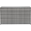 Wicker 154 Gallon Outdoor Deck Box for Cushions Storage, Gray - Outdoor Home - 5