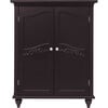 Versailles Wooden Floor Cabinet with 2 Shelves, Dark Espresso - Cabinets - 6