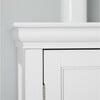 Stratford Wooden Floor Cabinet with 2 Shelves, White - Cabinets - 5