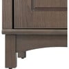 Russell Modern Farmhouse Linen Tower Storage Cabinet with Open Shelves for Bathrooms or Hallways, Salt Oak, 13" x 15" x 62.75" - Cabinets - 7