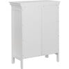 Stratford Wooden Floor Cabinet with 2 Shelves, White - Cabinets - 6