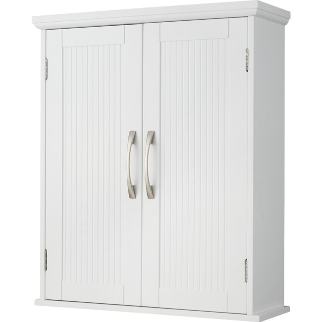 Newport Contemporary Wooden Removable Cabinet, White