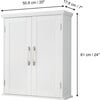 Newport Contemporary Wooden Removable Cabinet, White - Cabinets - 4