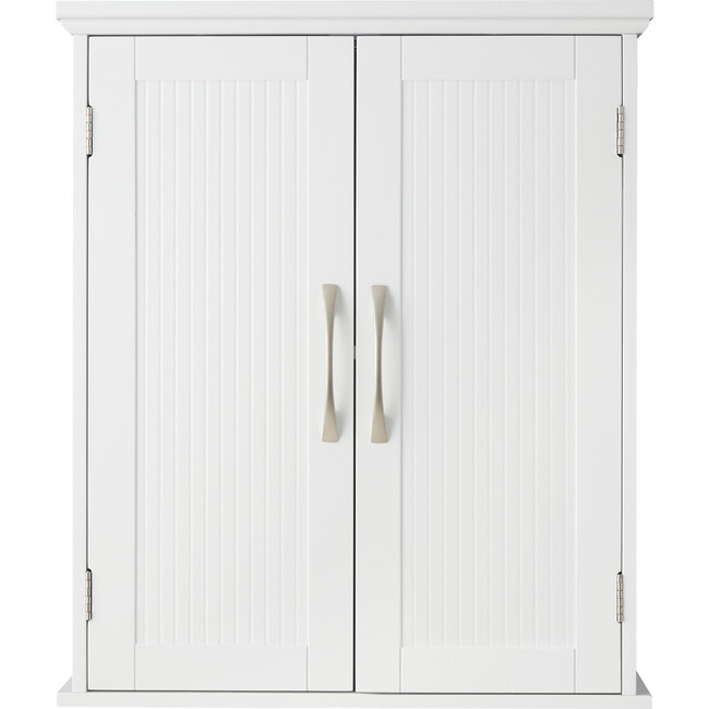 Newport Contemporary Wooden Removable Cabinet, White - Cabinets - 5