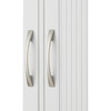 Newport Contemporary Wooden Wall-Mount Medicine Storage Cabinet with Mirrored Door for Bathrooms and Vanities, White, 6" x 18" x 20.5" - Cabinets - 6