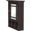 Neal Wooden Medicine Cabinet with Mirrored Door, Espresso - Cabinets - 7