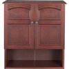 Martha Wooden 2 Door Wall Cabinet, Mahogany - Cabinets - 1 - thumbnail