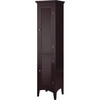 Glancy Wooden Tall Tower Cabinet with Storage, Dark Brown - Cabinets - 6