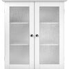 Connor 2 Door Floor Cabinet with 3 Shelves, White - Cabinets - 1 - thumbnail