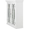 Florence 2 Door Wooden Removable Wall Cabinet with Adjustable Shelves, White - Cabinets - 6