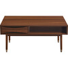 Dawson Modern Wooden Coffee Table with Storage, Walnut - Accent Tables - 6