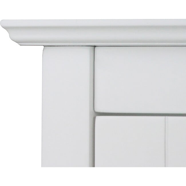 Connor 2 Door Floor Cabinet with Adjustable Shelf, White - Cabinets - 7