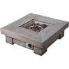 35" Outdoor Square Wood Look Propane Gas Fire Pit - Outdoor Home - 1 - thumbnail