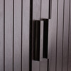 Catalina Wooden Wall Cabinet with 2 Doors, Espresso - Cabinets - 7
