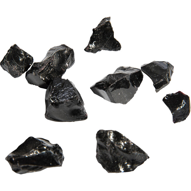 1/2 Inch Reflective Fire Glass for Fire Pits 9 lb / 4 kg Bag, Black - Outdoor Home - 6