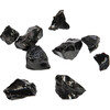 1/2 Inch Reflective Fire Glass for Fire Pits 9 lb / 4 kg Bag, Black - Outdoor Home - 6