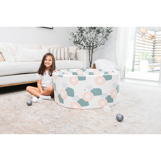 Boho Collection: Organic Shapes on Heathered Ivory Ball Pit Bundle - Ball Pits - 5