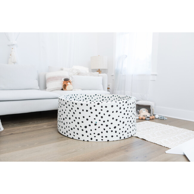 Boho Collection: Polka Dot on Heathered Ivory Ball Pit Bundle - Ball Pits - 4