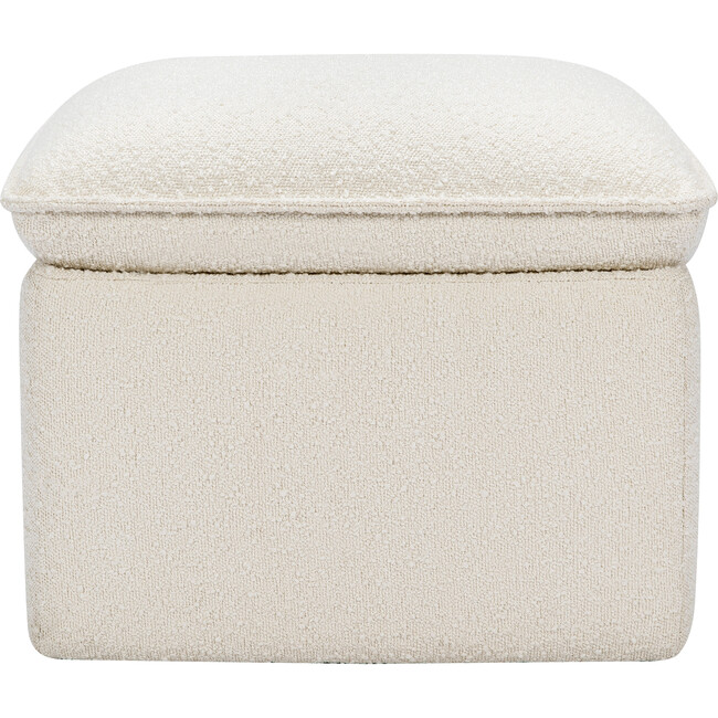 Cali Storage Ottoman,  Boucle Ivory Boucle - Ottomans - 7