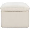 Cali Storage Ottoman,  Boucle Ivory Boucle - Ottomans - 7