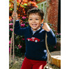 Sebastian Car Half Zip , Navy Marl - Sweaters - 2