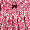 Little Woodland Bunny Pretty Collar Dress, Berry - Dresses - 3 - thumbnail