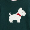 Scottie Boucle Sweater , Forest Green - Sweaters - 3