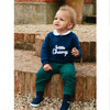 Little Champ Sweatshirt, Navy - Sweatshirts - 2