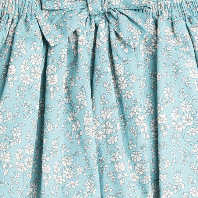 Liberty Print Sea Green Capel Skirt, Teal Green Capel - Skirts - 3