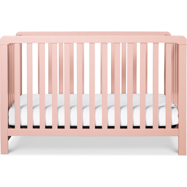 Colby 4-in-1 Low-profile Convertible Crib, Petal Pink