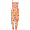Celia Women's Smocked Spaghetti Jumpsuit, Orange - Rompers - 1 - thumbnail