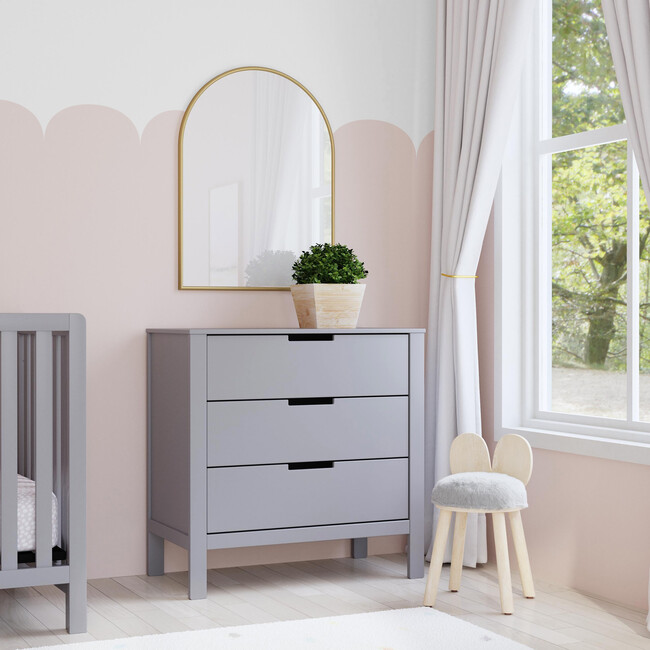 Colby 3-drawer Dresser, Grey - Dressers - 3