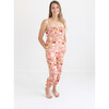Celia Women's Smocked Spaghetti Jumpsuit, Orange - Rompers - 2