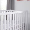 Colby 4-in-1 Low-profile Convertible Crib, White Finish - Cribs - 4