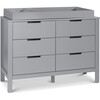 Colby 6-Drawer Double Dresser, Grey Finish - Dressers - 5