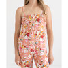 Celia Women's Smocked Spaghetti Jumpsuit, Orange - Rompers - 3