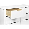 Colby 6-Drawer Double Dresser, White - Dressers - 5