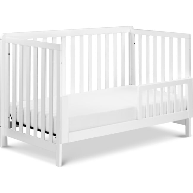 Colby 4-in-1 Low-profile Convertible Crib, White Finish - Cribs - 6