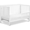 Colby 4-in-1 Low-profile Convertible Crib, White Finish - Cribs - 6