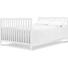 Colby 4-in-1 Low-profile Convertible Crib, White Finish - Cribs - 8