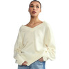 Cashmere Wool V-Neck Sweater - Sweaters - 1 - thumbnail