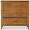 Charlie 3-Drawer Dresser, Chestnut - Dressers - 1 - thumbnail