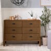 Fairway 6-Drawer Double Dresser, Stablewood - Dressers - 2