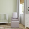 Olive Glider and Ottoman, Grey with Cream Piping - Nursery Chairs - 2