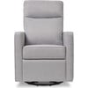 Gabby Pillowback Swivel Glider, Misty Grey - Nursery Chairs - 4