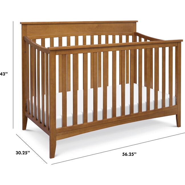 Grove 4-in-1 Convertible Crib, Chestnut - Cribs - 9