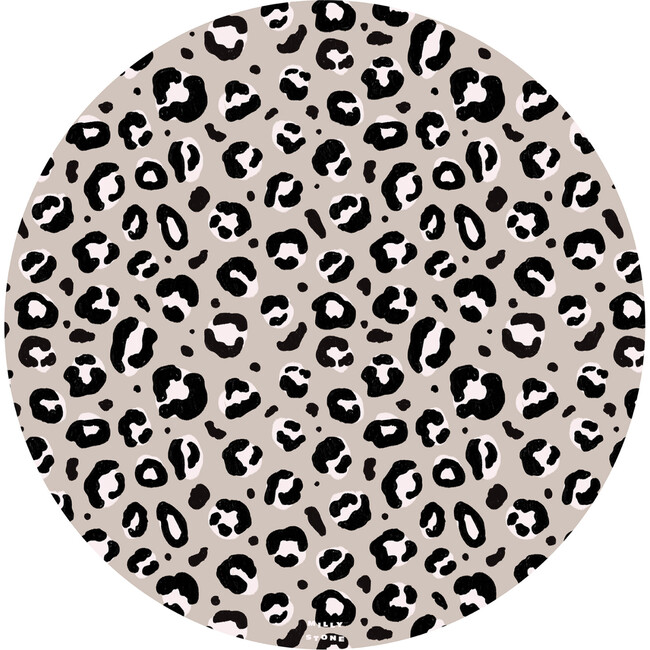 Catch All Mat for Mealtime & Playtime Mess, Leopard
