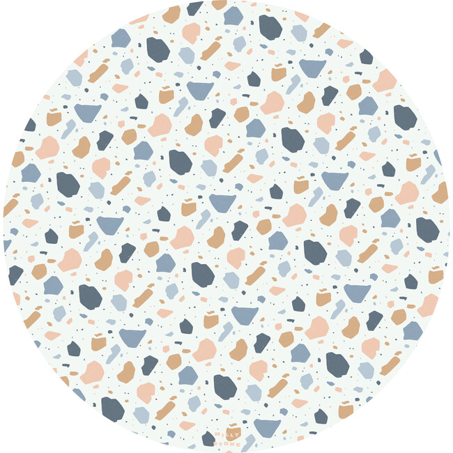 Catch All Mat for Mealtime & Playtime Mess, Terrazzo